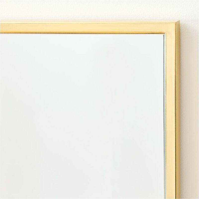 West Elm Metal Framed Floor Mirror image number 2